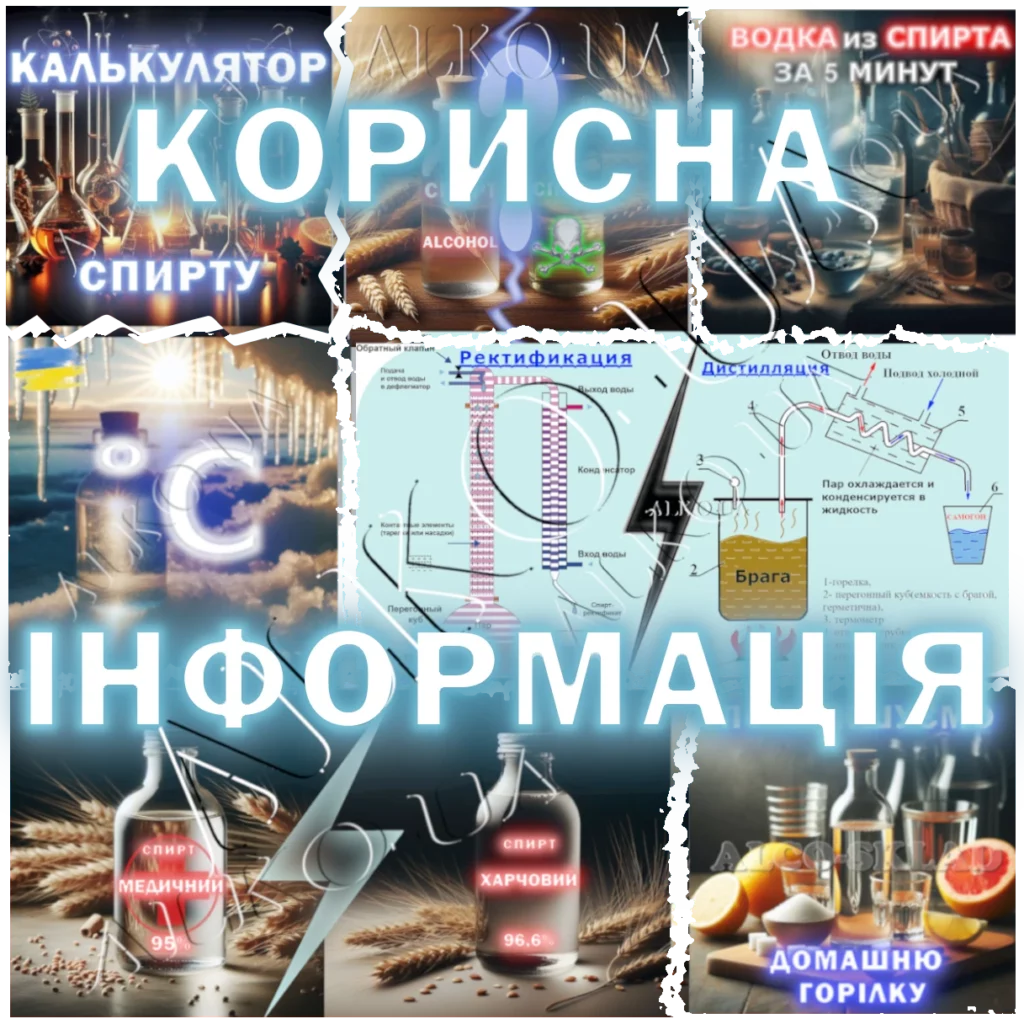 Все що потрібно знати о спирті та алкоголі