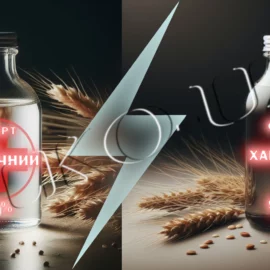 Различия между медицинским и пищевым спиртом