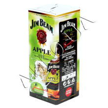 Виски Джим Бим Яблоко (Jim Beam Apple) 2л в тетрапаке
